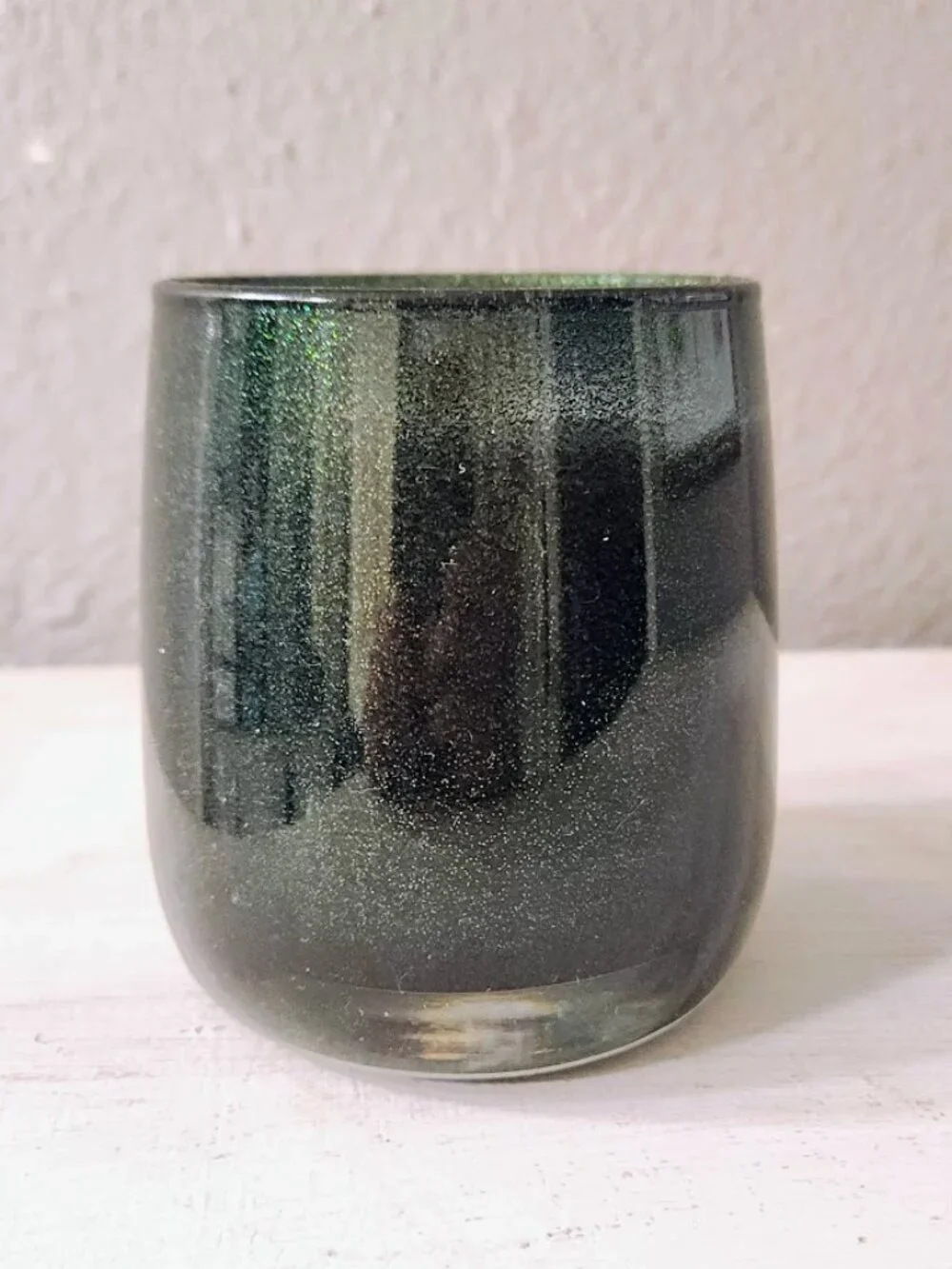 Better Homes & Gardens Holiday Scented Glitter Jar Candle Noble Fir and Pine 14o